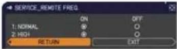 3M X46 - OPTION menu - 3