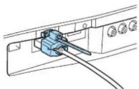 EPSON EH-TW8100W - Connecting an HDMI Cable Clamp - 1
