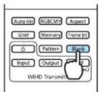 EPSON EH-TW8100W - Hiding the Image Temporarily - 1