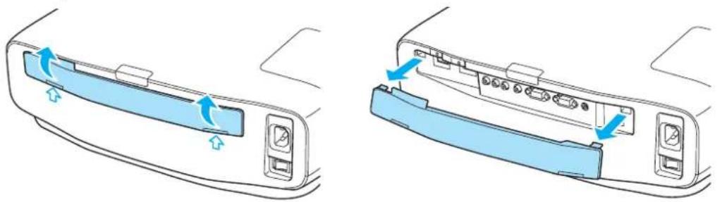 EPSON EH-TW8100W - Removing the Interface Cover - 1