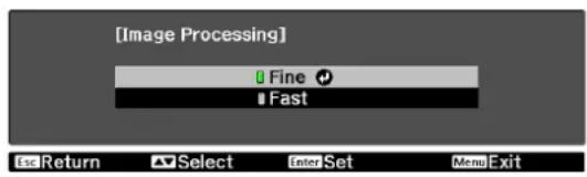 [Image Processing] Fine Fast Exit Return Select Enter Set Mend Exit