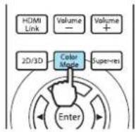 EPSON EH-TW8100W - Selecting the Projection Quality (Color Mode) - 2