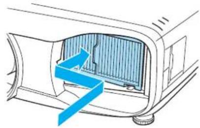 EPSON EH-TW8100W - Replacing the air filter - 4