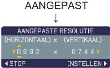 HITACHI CP-A100W - INPUT Menu (vervolg) - 3