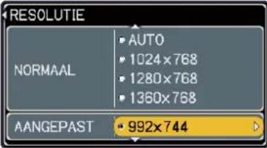 HITACHI CP-A100W - INPUT Menu (vervolg) - 5