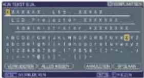 HITACHI CP-A100W - OPTIE Menu (vervolg) - 3