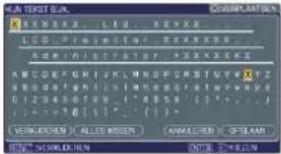 HITACHI CP-A100W - OPTIE Menu (vervolg) - 4
