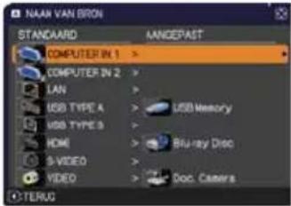 HITACHI CP-D27WNEF - SCHERM menu - 2