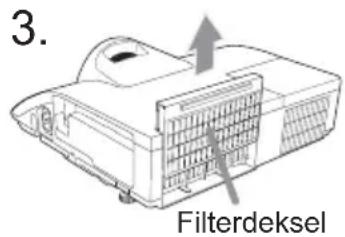 3. Filterdeksel
