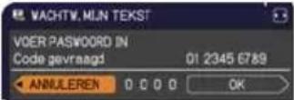 HITACHI CP-D27WNEF - Indien u uw paswoord bent vergeten - 1