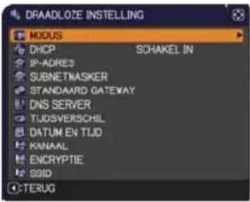 HITACHI CP-D27WNEF - NETWERK menu - 2