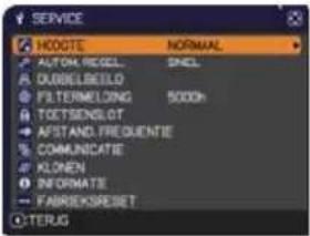HITACHI CP-D27WNEF - OPTIE menu - 5