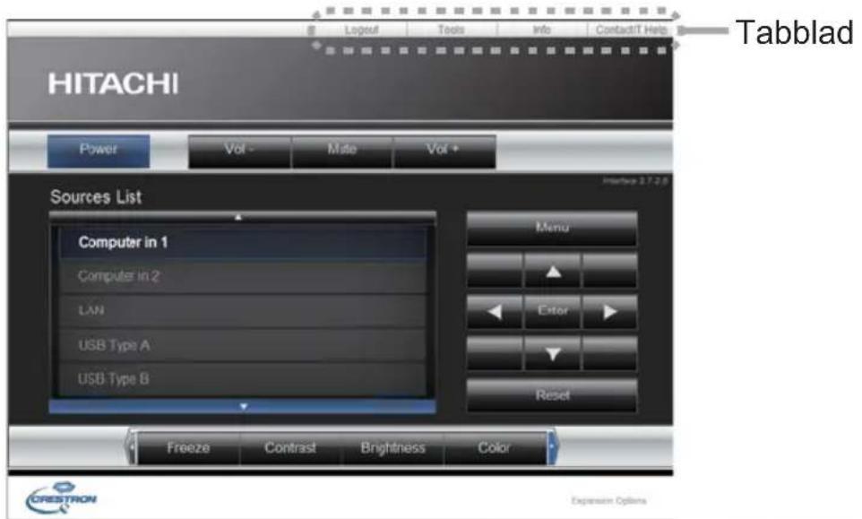 HITACHI CP-D27WNEF - Crestron e-Control® - 1