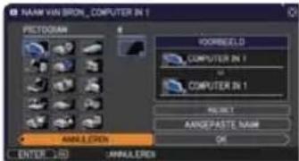 HITACHI CP-D27WNEF - SCHERM menu - 3