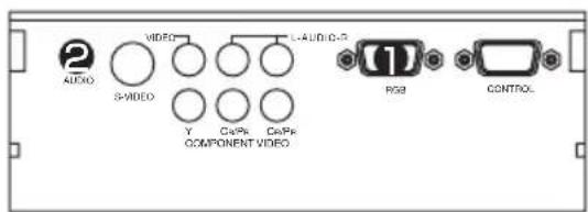 AUDIO S-VIDEO Y CaPF6 CaPF6 COMPONENT VIDEO L-AUDIO-S RGB CONTROL