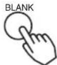 HITACHI CP-S210W - Druk op de BLANK-knop. - 1