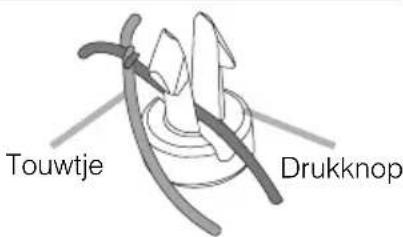 Touwtje Drukknop
