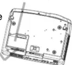 HITACHI CP-S210W - De lamp vervangen - 1