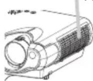 HITACHI CP-S210W - Zet de filtertimer op nul naar aanleiding van de melding "Dient u de filter timerer resetten". - 1