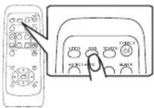 HITACHI CP-X345WF - Selectie van een input-signaal - 2