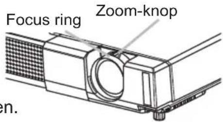 Focus ring Zoom-knop en.