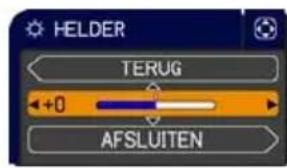HELDER TERUG +0 AFSLUITEN