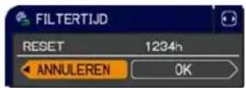 HITACHI CP-X4021NGF - Aanduiding op het OSD (schermdisplay) - 2