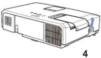 HITACHI CP-X4021NGF - De lamp vervangen - 2