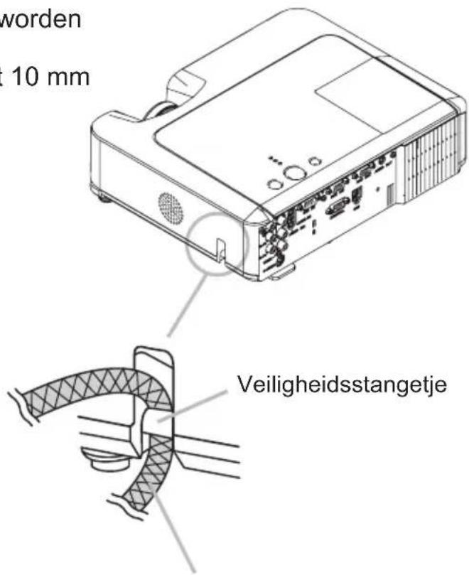 worden : 10 mm Veiligheidsstangetje