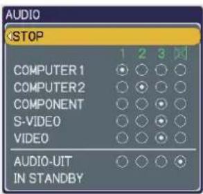 HITACHI ED-X31EP - AUDIO Menu - 2