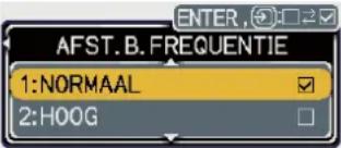 HITACHI ED-X31EP - Menu (vervolg) - 1