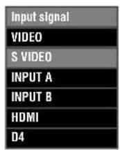 YAMAHA DPX-1100 - Press the INPUT button. - 2