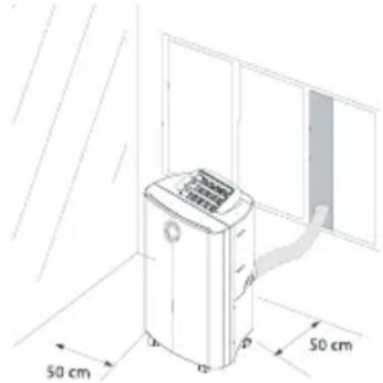Amcor PLMB 9KE-410 - WARNING! Before using the air conditioner it should be left in an upright position for at least 2 hours. - 1