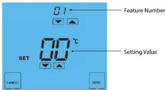 Heatmiser PRT-ETS - Adjusting the Optional Settings - 1