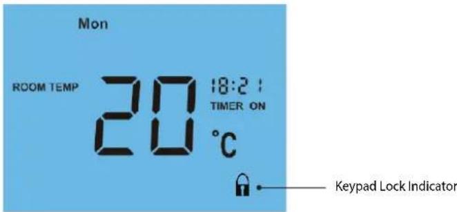 Heatmiser PRTHW-N - Locking the Thermostat - 3