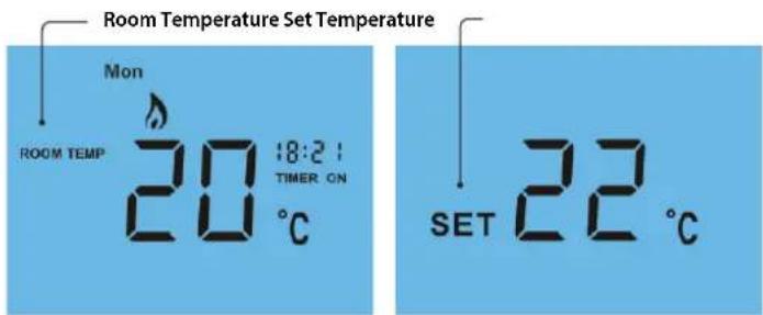 Heatmiser PRTHW-N - Temperature Display - 1