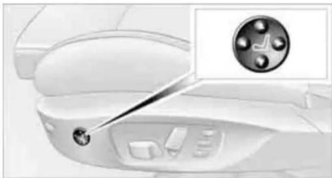 Close-up of a car interior with a close-up inset showing a stylized device (no text or symbols visible)