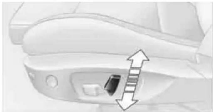 Close-up of a car seatbelt with directional arrows indicating movement or force (no text or symbols)