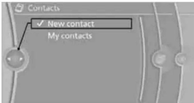 Contacts ✓ New contact My contacts