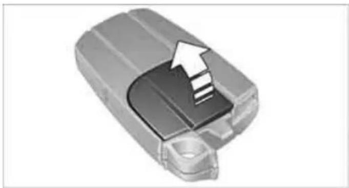 3D rendering of a mechanical component with an arrow indicating upward motion (no text or symbols)