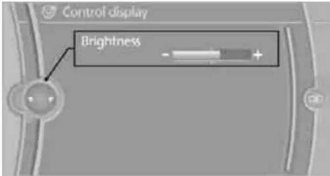 Control display Brightness
