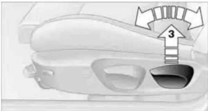 Diagram of a car interior showing a seat, vent, and exhaust pipe (no text or symbols)