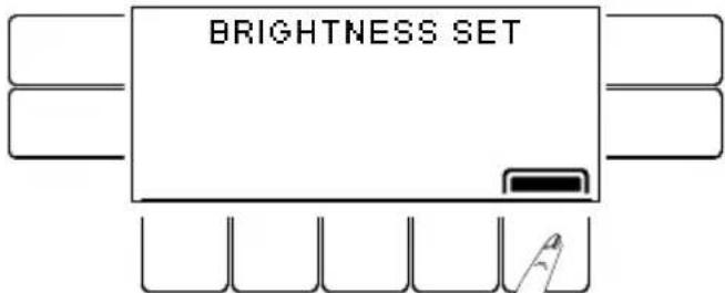 BRIGHTNESS SET