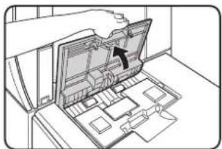 SHARP MX-M700U - Open the top cover of tray 5. - 1