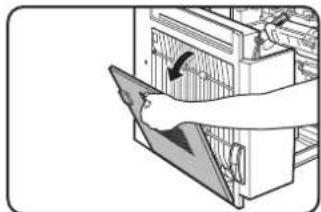 SHARP MX-M700U - Open the cover of the duplex unit. - 1