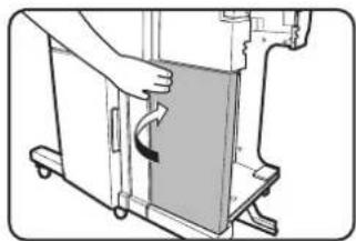 SHARP MX-M700U - ■ General procedure for the finisher and saddle stitch finisher - 18