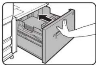 SHARP MX-M700U - Push the tray firmly all the way into the machine. - 1