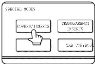 SPECIAL MODES COVERS/INSERTS TRANSPARENCY INSERTS TAB COPYBOOK