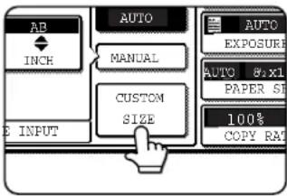 AUTO INCH MANUAL CUSTOM SIZE AUTO EXPOSURE AUTO 8.x1 PAPER 5 100% COPY RAT INPUT