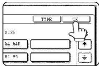 TYPE OK SIZE A4 A4R B4 B5